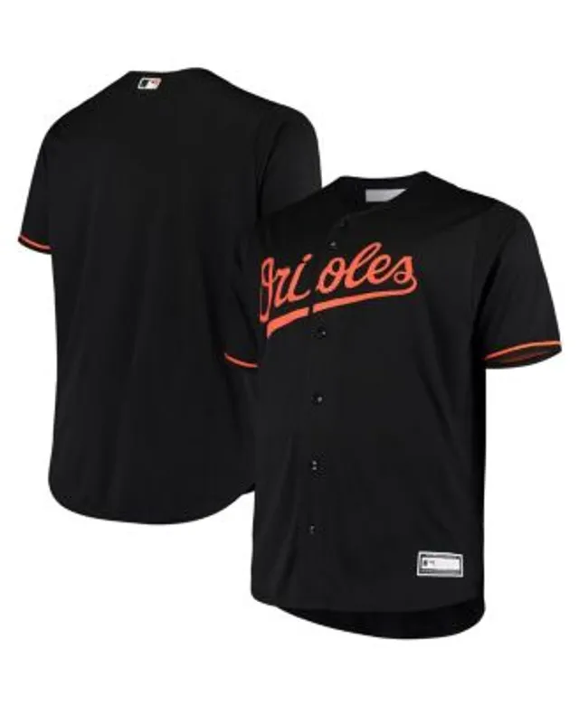 Profile Men's Black Baltimore Orioles Big and Tall Cloud T-shirt