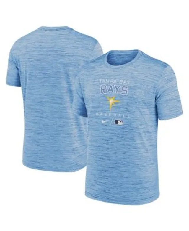 Men's Tampa Bay Rays Nike Light Blue Practice Performance T-Shirt