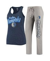 Concepts Sport Women's Navy, Silver Dallas Cowboys Muscle Tank Top and Pants  Sleep Set - Macy's