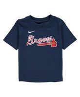 Nike Atlanta Braves Big Boys and Girls Name and Number Player T