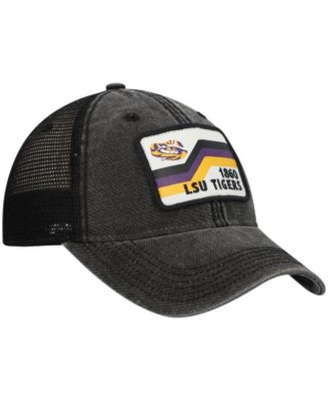 LSU, LSU Legacy Logo Over Dad Adjustable Hat