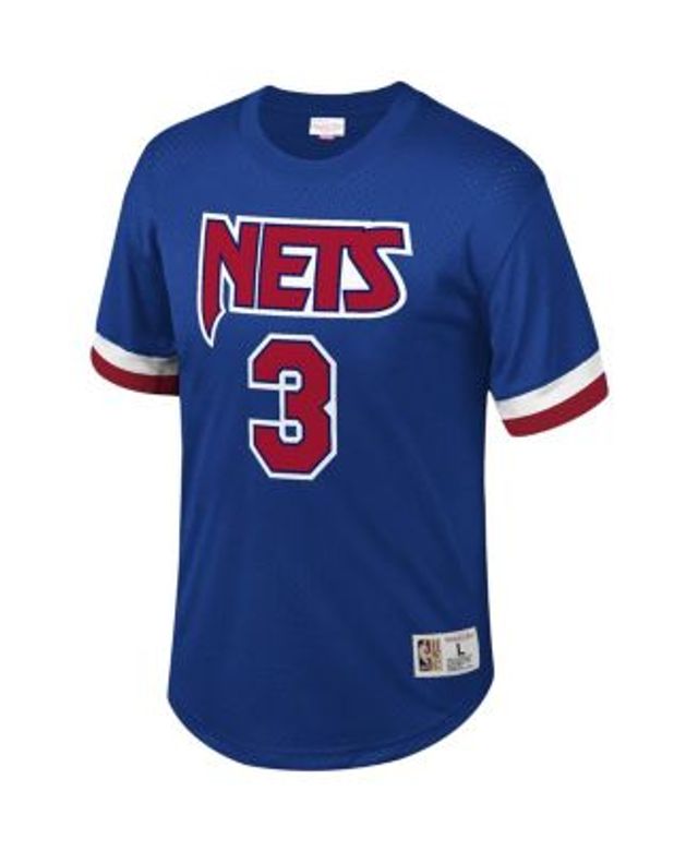 Men's Mitchell & Ness Drazen Petrovic Royal New Jersey Nets Mesh T-Shirt