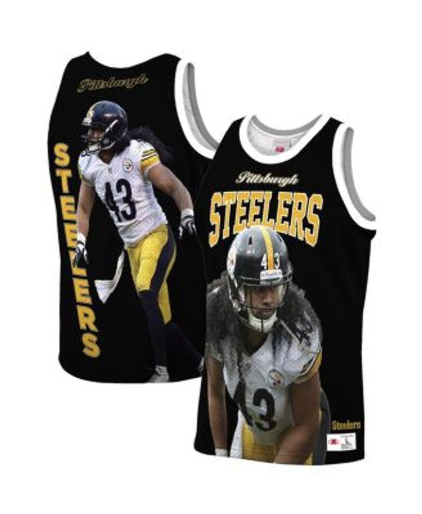 Women's Pittsburgh Steelers Troy Polamalu Retired Player Jersey Black