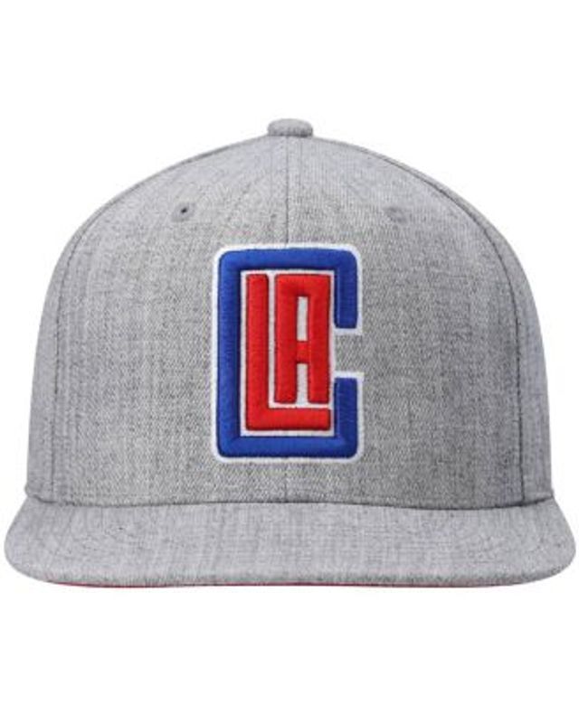 Los Angeles Clippers Heather Grey Team Snapback Hat