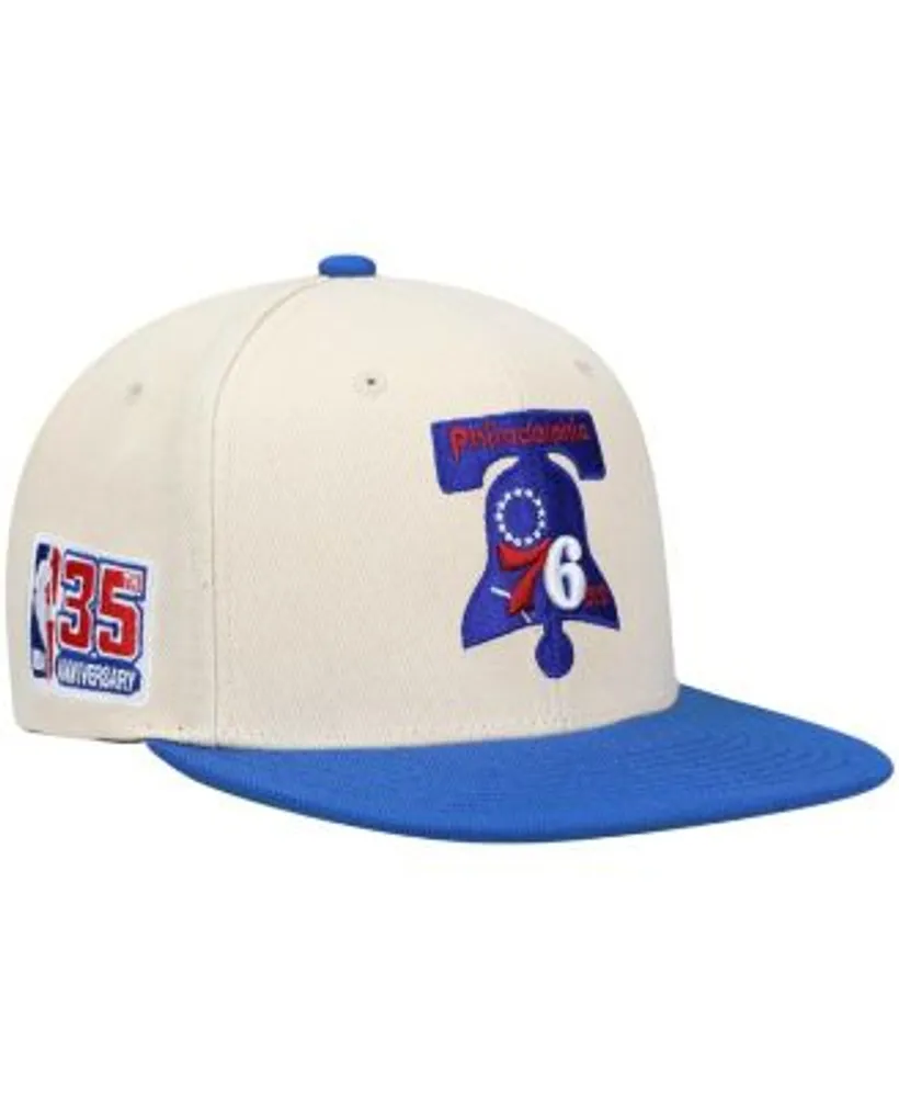 Mitchell & Ness Men's Philadelphia 76Ers Snapback Hat Cap Blue