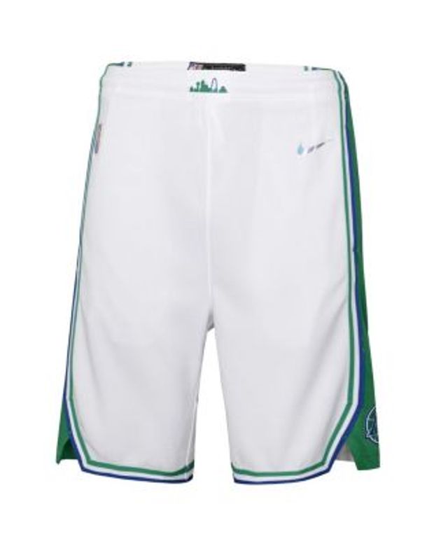 Men's Dallas Mavericks Nike White 2020/21 City Edition Swingman Shorts