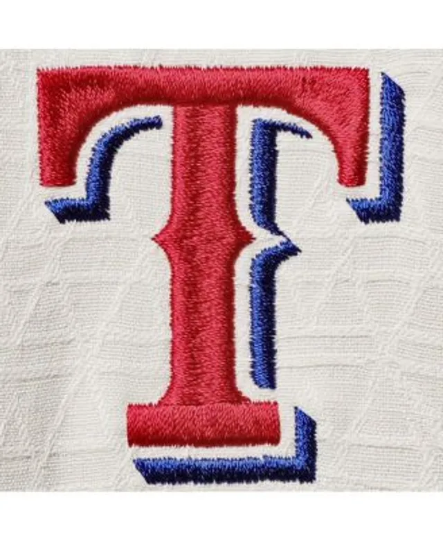 Tommy Bahama Men's Cream Texas Rangers Baseball Camp Button-Up Shirt