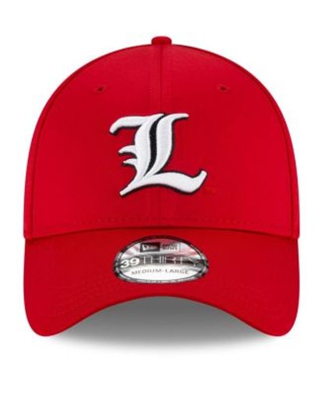 Adidas Men's Red, Black Louisville Cardinals On-Field Baseball Fitted Hat