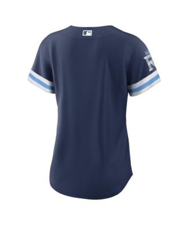Kansas City Royals Nike 2022 City Connect Wordmark T-Shirt - Navy
