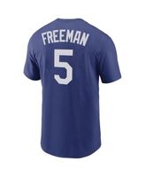 Youth Los Angeles Dodgers Freddie Freeman Nike Royal Player Name & Number T- Shirt