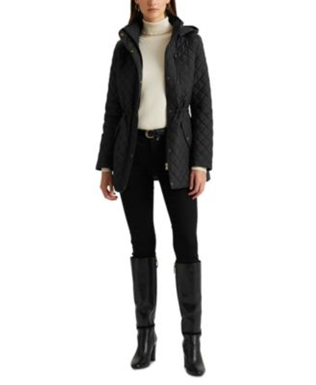 Lauren Ralph Lauren Women's Quilted Hooded Coat, Created for Macy's