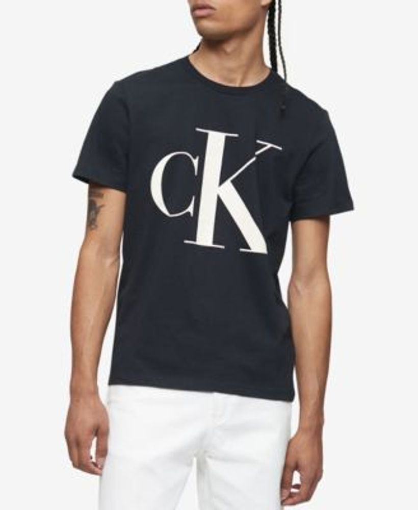 Calvin Klein Men's Monogram Logo Graphic T-shirt - Macy's