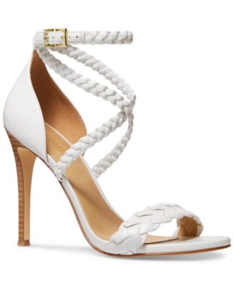 Michael Kors Women's Astrid Braided-Strap Dress Sandals | Hawthorn Mall