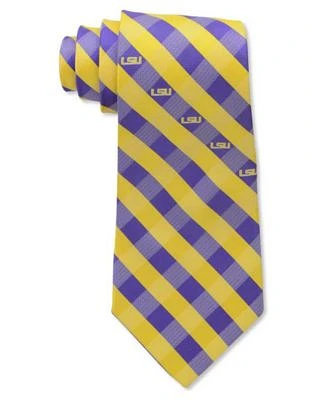 LSU Tigers Checked Tie