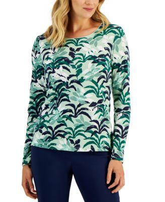 Women's Botanical-Print Top, Created for Macy's