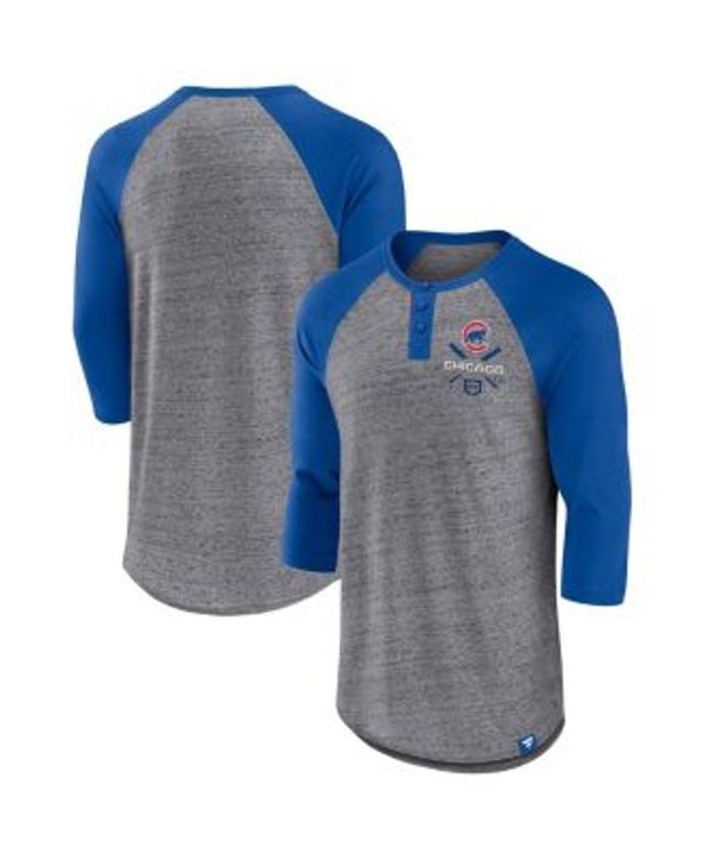 Lids Milwaukee Brewers Fanatics Branded True Classics Better Believe Raglan  Henley 3/4-Sleeve T-Shirt - Oatmeal/Royal