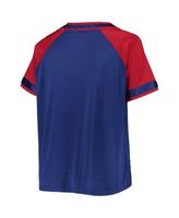 Profile Women's Royal Chicago Cubs Plus Raglan T-Shirt