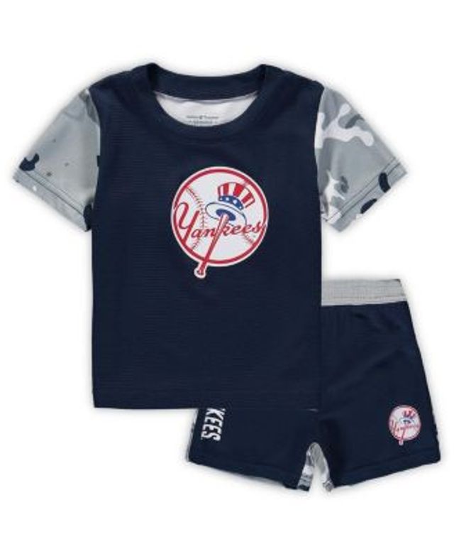 Outerstuff Newborn & Infant Orange/Royal New York Mets Pinch Hitter T-Shirt & Shorts Set