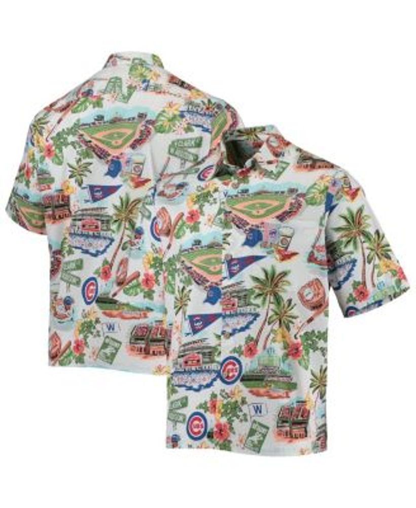 Men's Royal Chicago Cubs Big & Tall Button-Up Shirt