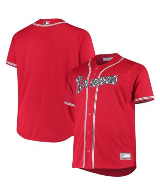 Women's Atlanta Braves Red Plus Size Alternate Replica Team Jersey