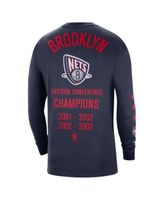 Men's Brooklyn Nets Nike Navy 2021/22 City Edition Essential Logo