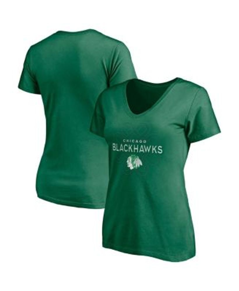 Boston Red Sox Women's Plus Size Celtic V-Neck T-Shirt - Kelly Green