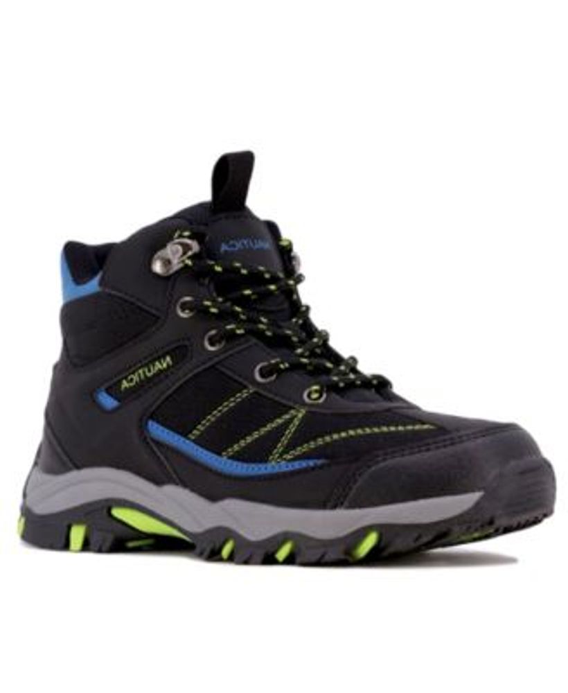 nautica boys black boots