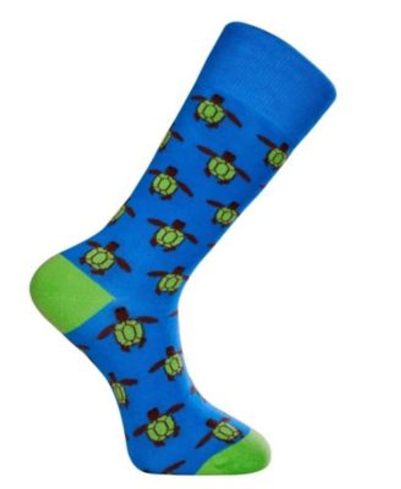 Men's Turtle Novelty Crew Socks
