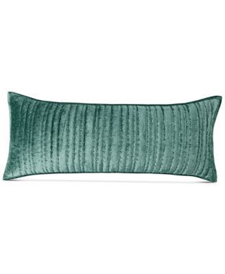 Variegated Stripe Velvet Decorative Pillow, 14" x 36", Created for Macy's