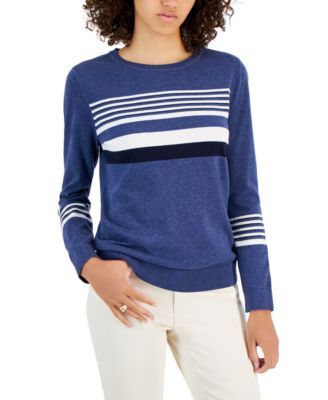 Women's Lucy Striped Cotton Sweater