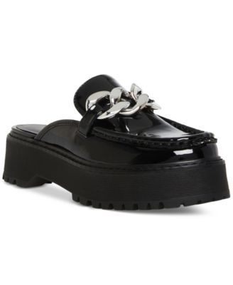 Dollie Chain Lug-Sole Loafers