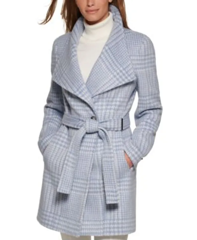 Michael Kors Women's Asymmetric Belted Wrap Coat, Created for Macy's |  Hawthorn Mall