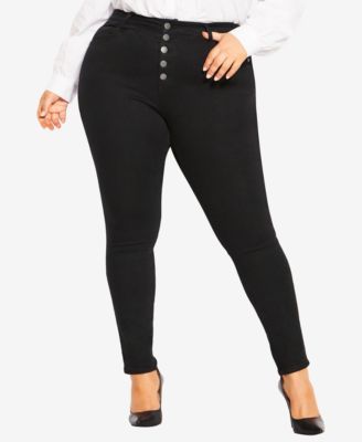 Trendy Plus Harley Classic Mid Rise Skinny Jeans
