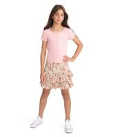 Levi's x Clements Twins Big Girls Knit Tiered Skirt