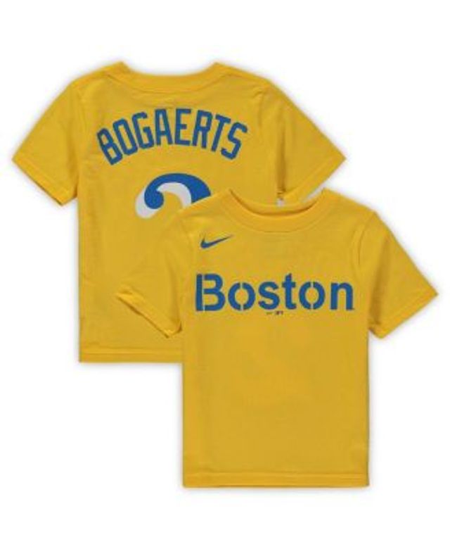 Xander Bogaerts Boston Red Sox Nike Infant City Connect Script Replica  Jersey - Gold