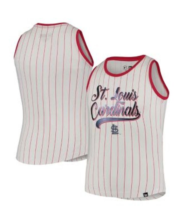 Cleveland Indians New Era Girls Youth Pinstripe Jersey Racerback