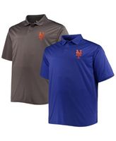 New York Mets Big & Tall Two-Pack Polo Set - Royal/Charcoal