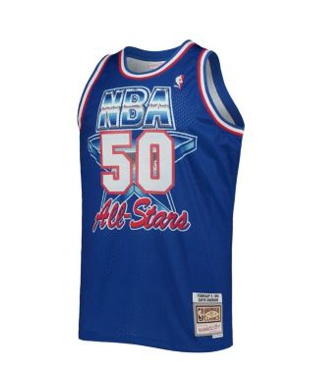 Mitchell & Ness David Robinson Western Conference Red Hardwood Classics 1991 NBA All-Star Game Swingman Jersey Size: Large