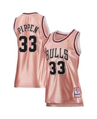 Mitchell & Ness Women's Magic Johnson Pink Los Angeles Lakers 75th  Anniversary Rose Gold 1984 Swingman Jersey