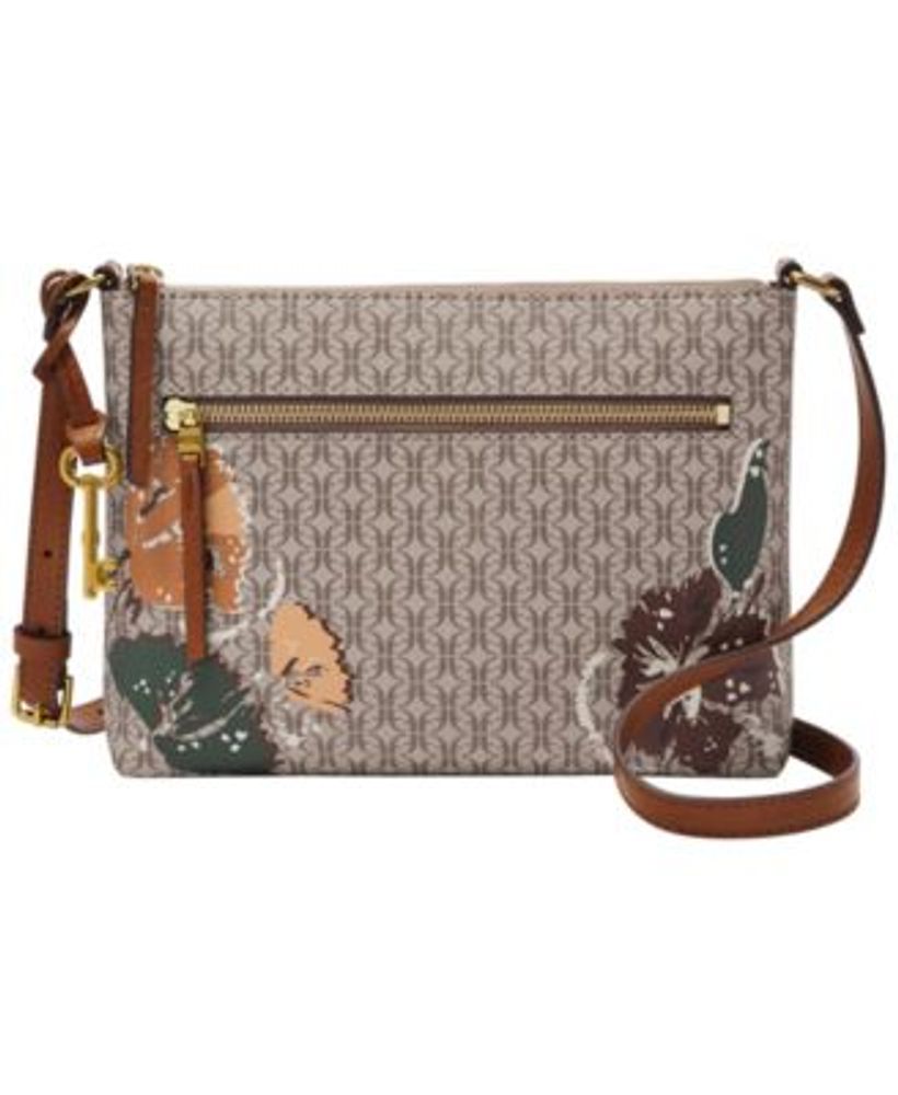 Fossil Women's Fiona Small Leather Crossbody - Macy's