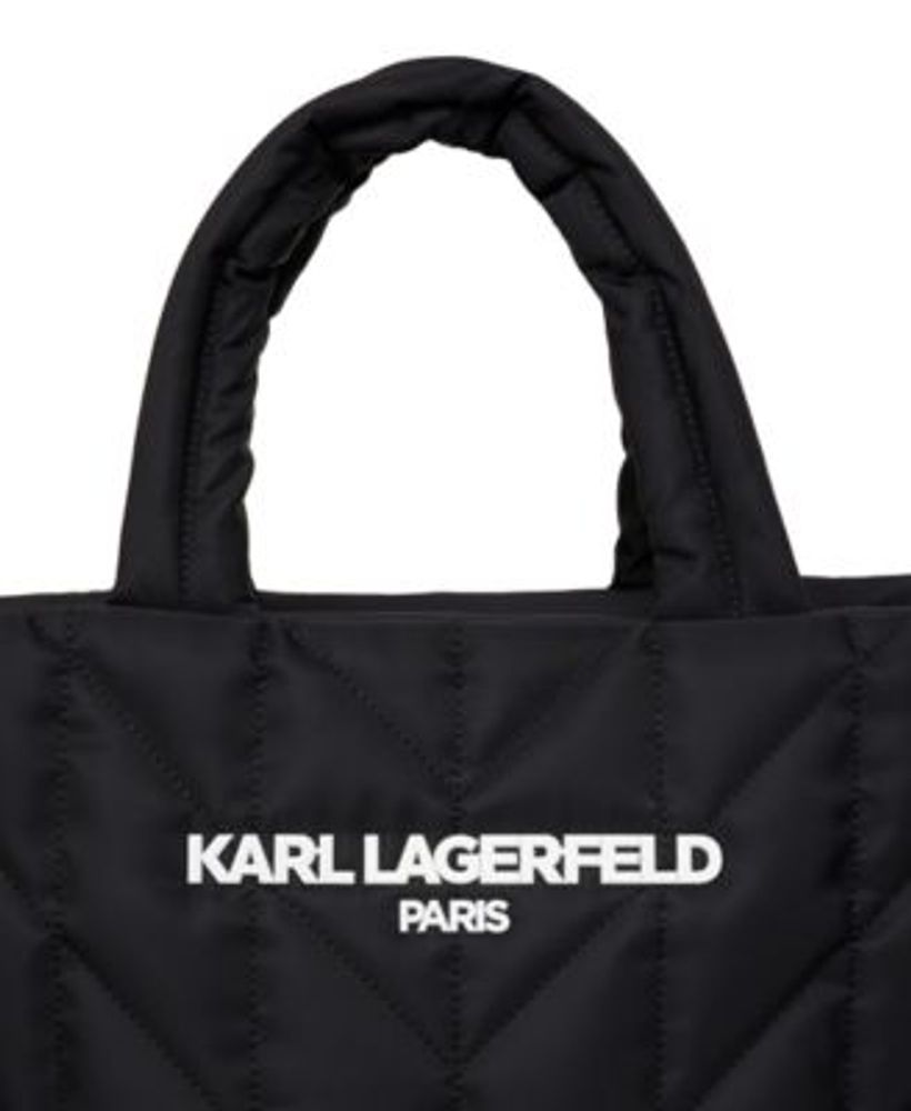 Karl Lagerfeld Paris Voyage Nylon Tote - Macy's