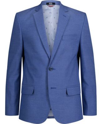 Big Boys Textured and Stretch Suit Jacket