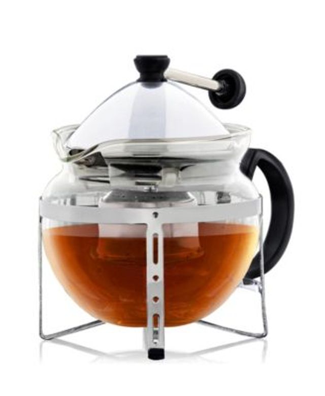 Ovente Glass Teapot with Removable Stainless-Steel Infuser