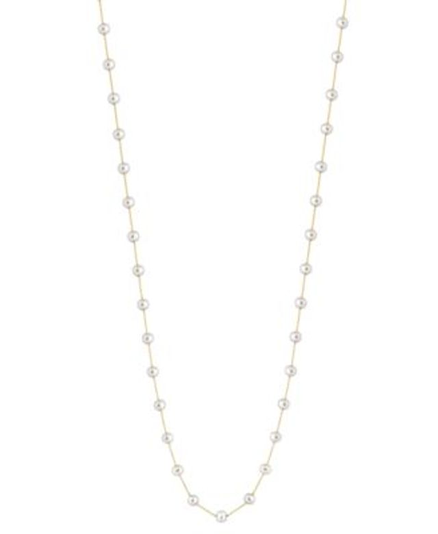 Macy's Men's Sterling Silver Necklace, 24 5-1/2mm Chain - Multi