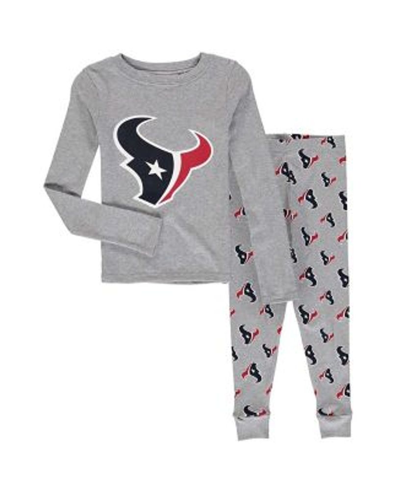 Toddler Dallas Cowboys Heathered Gray Long Sleeve T-Shirt & Pants Sleep Set