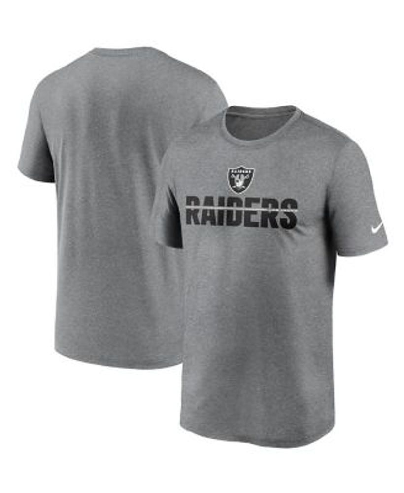 Men's Nike Black/Charcoal New Orleans Saints Performance Raglan Long Sleeve  T-Shirt