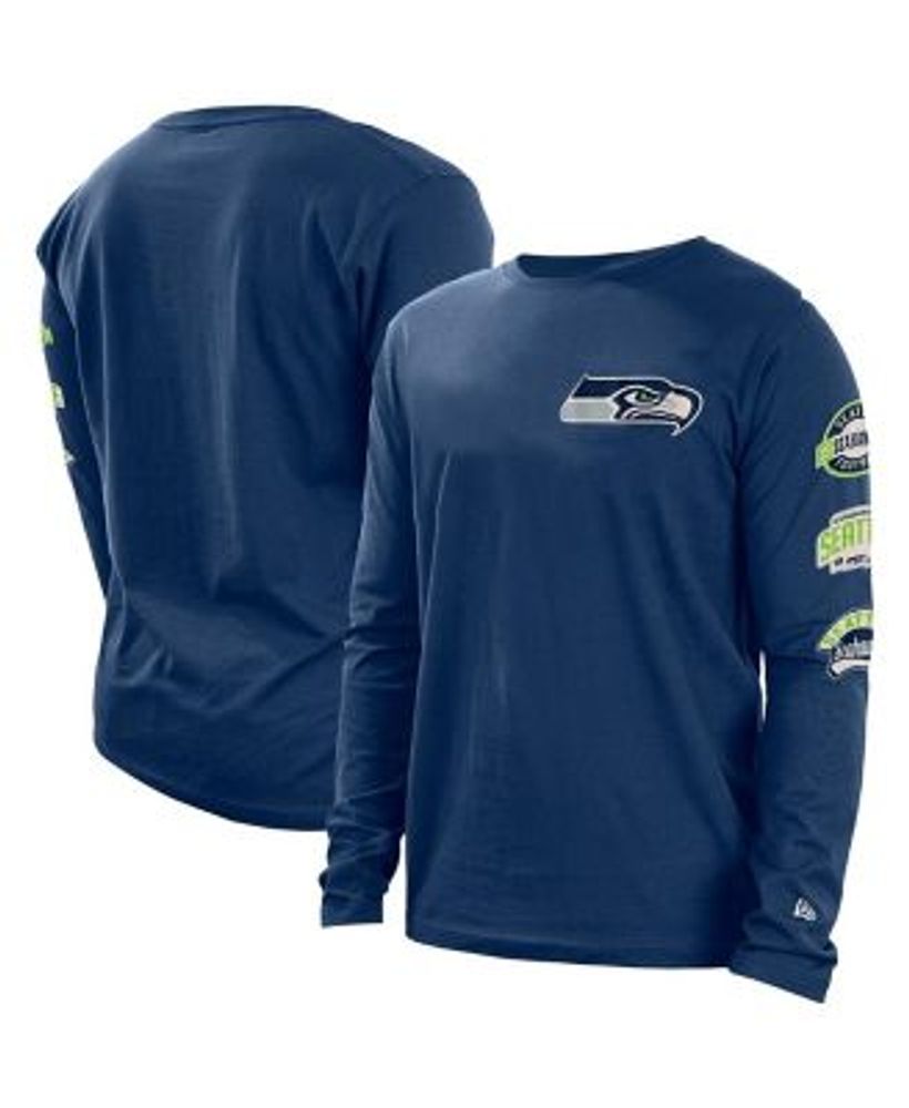 New Era Women's New Era Black Seattle Seahawks Camo Long Sleeve T-Shirt