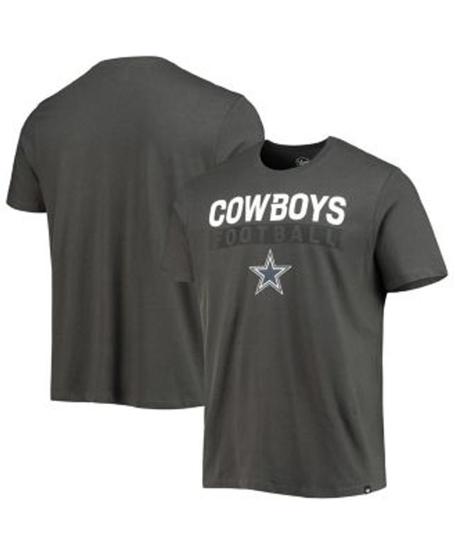 Men's Nike Heathered Charcoal Dallas Cowboys Tri-Blend Raglan Athletic Long  Sleeve Fashion T-Shirt