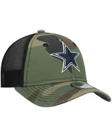 Men's Dallas Cowboys New Era Camo Trucker 9TWENTY Snapback Hat