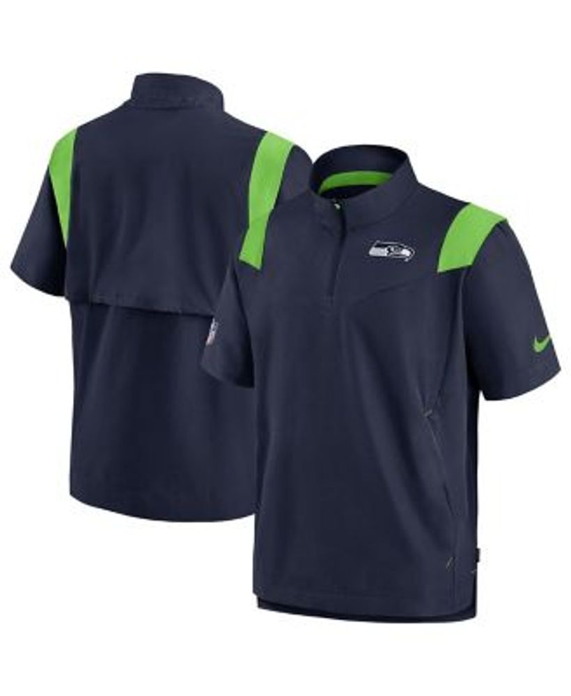 Nike Men's College Navy Seattle Seahawks Sideline Team Performance Pullover Sweatshirt - Navy